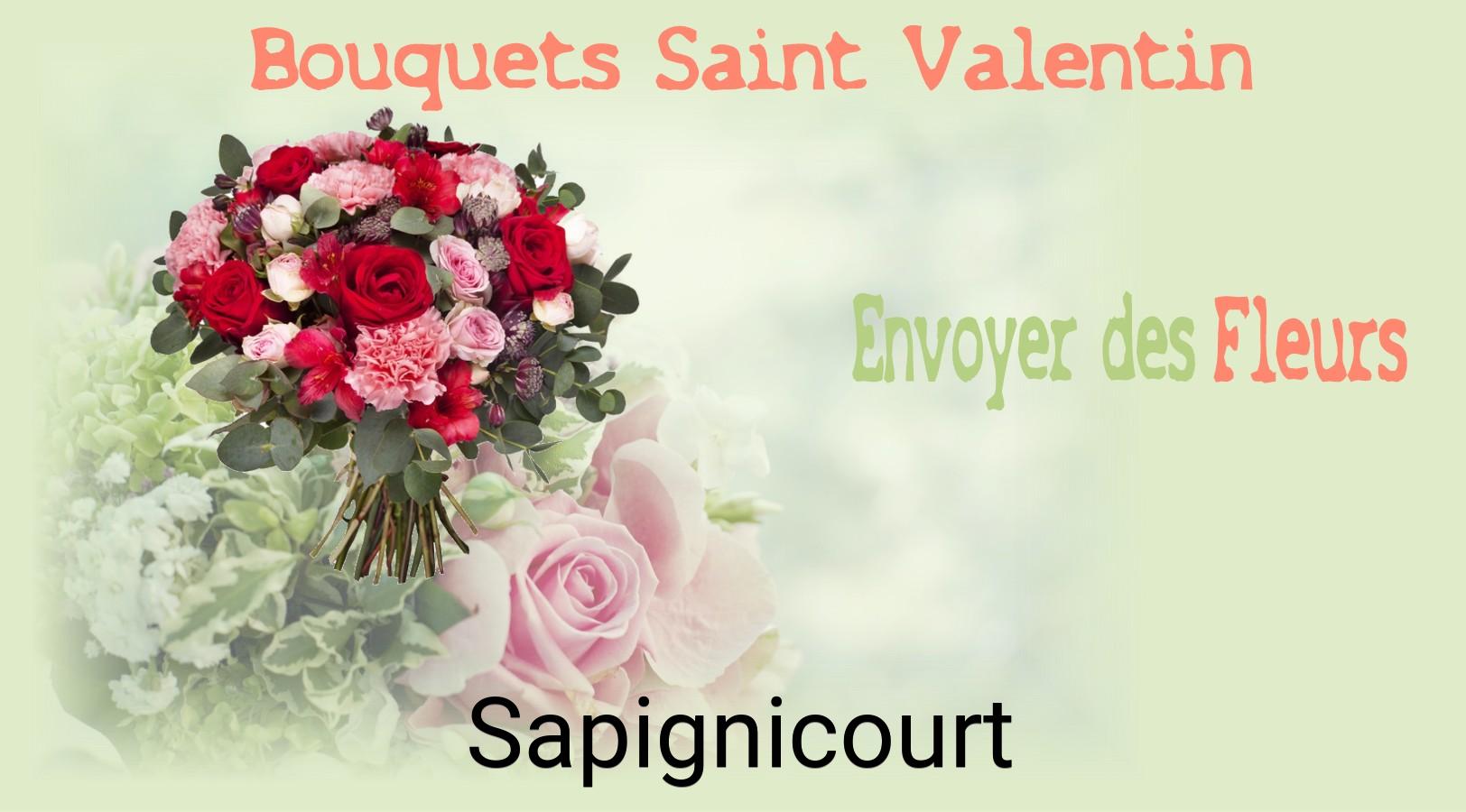 Roses de Saint-Valentin livrées à Sapignicourt